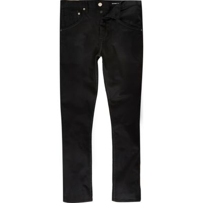 Black Chester skinny tapered jeans